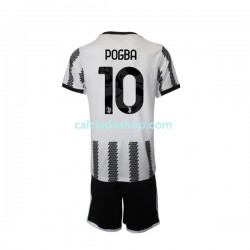 Maglia Juventus Pogba 10 Gara Home Completo Bambino 2-13 Anni 2022-2023 MC