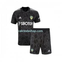 Maglia Portiere Leeds United Gara Home Completo Bambino 2-13 Anni 2022-2023 MC