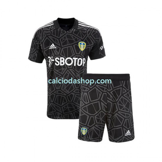 Maglia Portiere Leeds United Gara Home Completo Bambino 2-13 Anni 2022-2023 MC