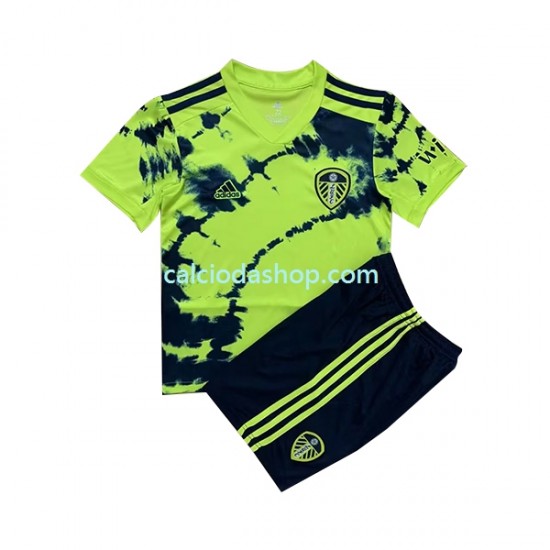 Maglia Leeds United Gara Away Completo Bambino 2-13 Anni 2022-2023 MC