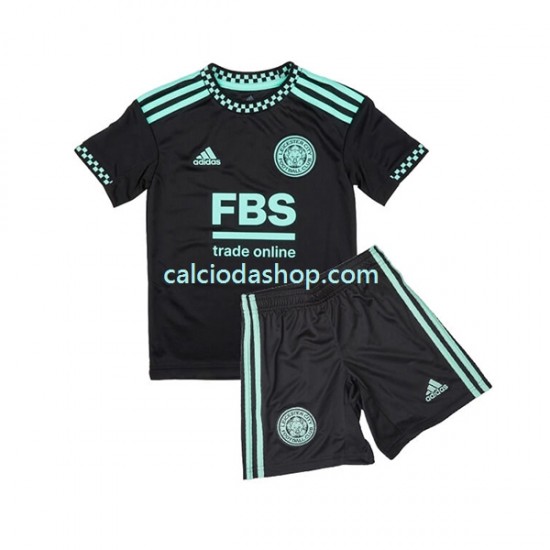 Maglia Leicester City Gara Away Completo Bambino 2-13 Anni 2022-2023 MC