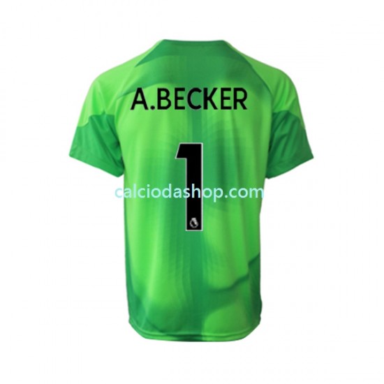 Maglia Portiere Liverpool A.Becker 1 Gara Terza Uomo 2022-2023 MC