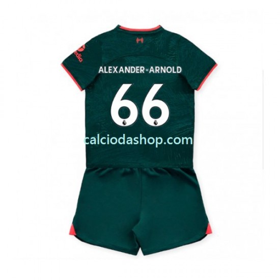 Maglia Liverpool Alexander-Arnold 66 Gara Terza Completo Bambino 2-13 Anni 2022-2023 MC