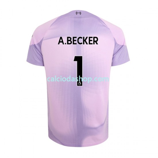 Maglia Portiere Liverpool Alisson Becker 1 Gara Home Uomo 2022-2023 MC