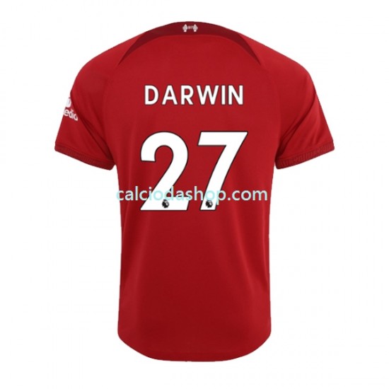 Maglia Liverpool Darwin Nunez 27 Gara Home Uomo 2022-2023 MC