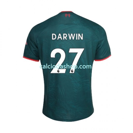 Maglia Liverpool Darwin Nunez 27 Gara Terza Uomo 2022-2023 MC