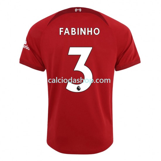 Maglia Liverpool Fabinho 3 Gara Home Uomo 2022-2023 MC