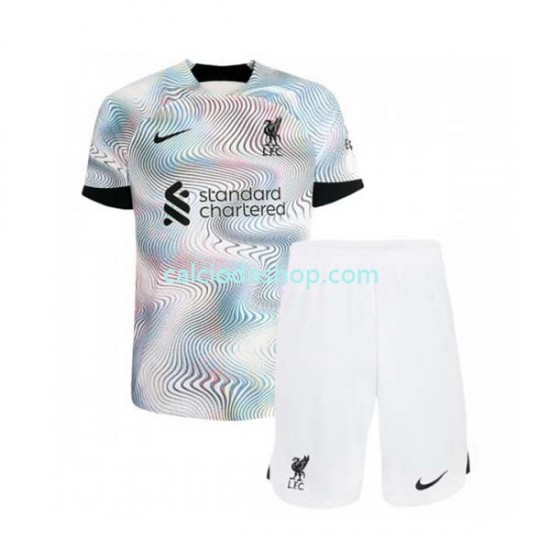 Maglia Liverpool Gara Away Completo Bambino 2-13 Anni 2022-2023 MC