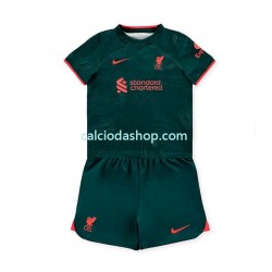 Maglia Liverpool Gara Terza Completo Bambino 2-13 Anni 2022-2023 MC