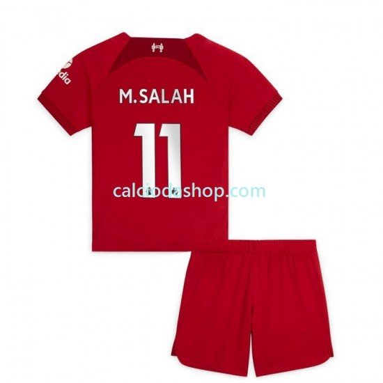 Maglia Liverpool M.Salah 11 Gara Home Completo Bambino 2-13 Anni 2022-2023 MC