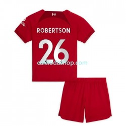 Maglia Liverpool Robertson 26 Gara Home Completo Bambino 2-13 Anni 2022-2023 MC