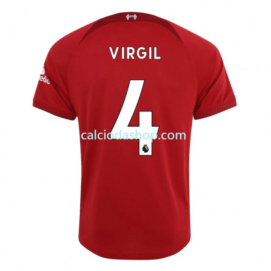 Maglia Liverpool Virgil 4 Gara Home Uomo 2022-2023 MC