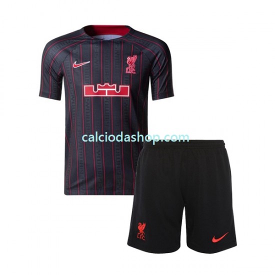 Maglia Liverpool x LeBron James Gara Home Completo Bambino 2-13 Anni 2022-2023 MC