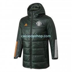 Manchester City Uomo Giacca con Cappuccio Fleece Verde