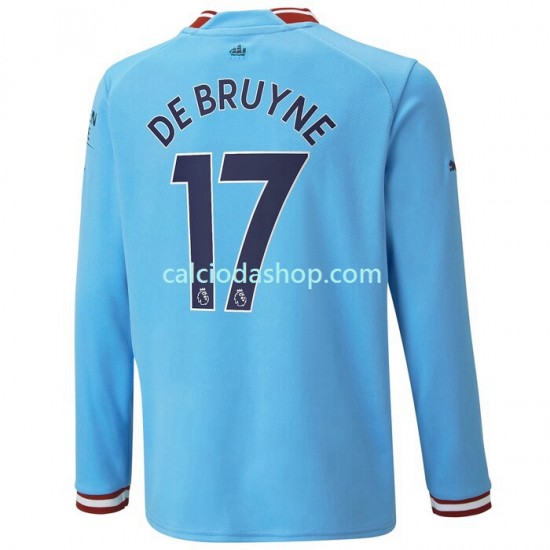 Maglia Manchester City De Bruyne 17 Gara Home Uomo 2022-2023 ML