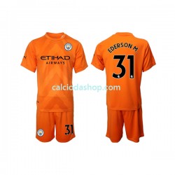 Maglia Portiere Manchester City Ederson M. 31 Gara Terza Completo Bambino 2-13 Anni 2022-2023 MC