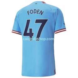 Maglia Manchester City Foden 47 Gara Home Uomo 2022-2023 MC