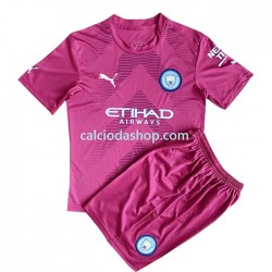 Maglia Portiere Manchester City Gara Home Completo Bambino 2-13 Anni 2022-2023 MC