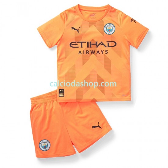 Maglia Portiere Manchester City Gara Terza Completo Bambino 2-13 Anni 2022-2023 MC