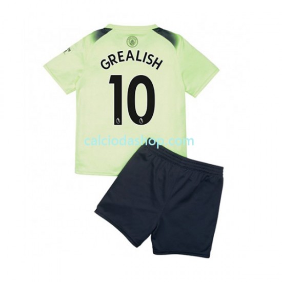 Maglia Manchester City Grealish 10 Gara Terza Completo Bambino 2-13 Anni 2022-2023 MC