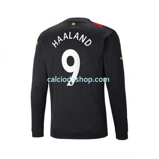 Maglia Manchester City Haaland 9 Gara Away Uomo 2022-2023 ML