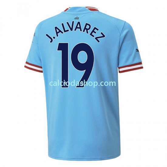 Maglia Manchester City J. ALVAREZ 19 Gara Home Uomo 2022-2023 MC