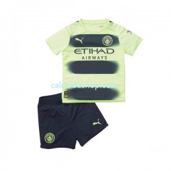 Maglia Manchester City Gara Terza Completo Bambino 2-13 Anni 2022-2023 MC