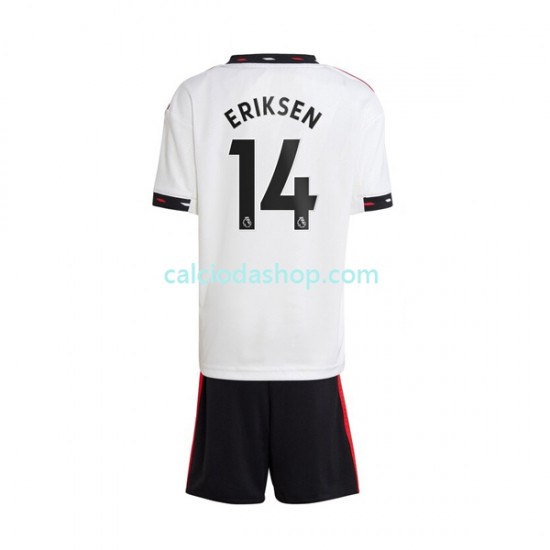 Maglia Manchester United Christian Eriksen 14 Gara Away Completo Bambino 2-13 Anni 2022-2023 MC