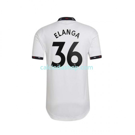 Maglia Manchester United Elanga 36 Gara Away Uomo 2022-2023 MC