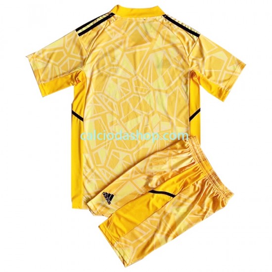 Maglia Portiere Manchester United Gara Home Completo Bambino 2-13 Anni 2022-2023 MC