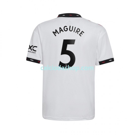 Maglia Manchester United Harry Maguire 5 Gara Away Uomo 2022-2023 MC