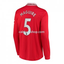 Maglia Manchester United Harry Maguire 5 Gara Home Uomo 2022-2023 ML