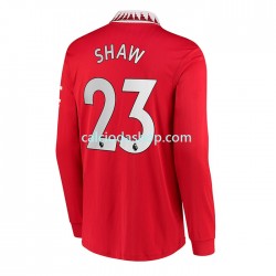 Maglia Manchester United Luke Shaw 23 Gara Home Uomo 2022-2023 ML