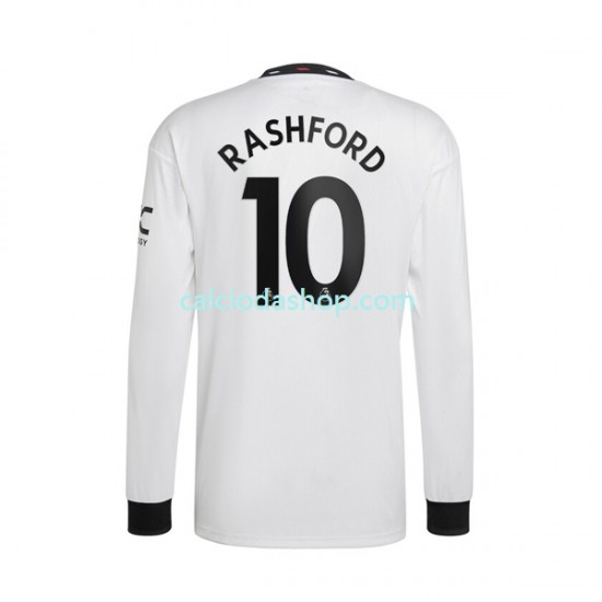 Maglia Manchester United Rashford 10 Gara Away Uomo 2022-2023 ML