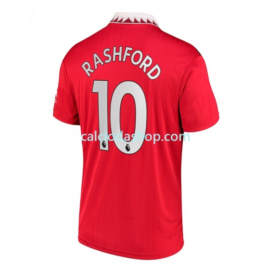 Maglia Manchester United Rashford 10 Gara Home Uomo 2022-2023 MC