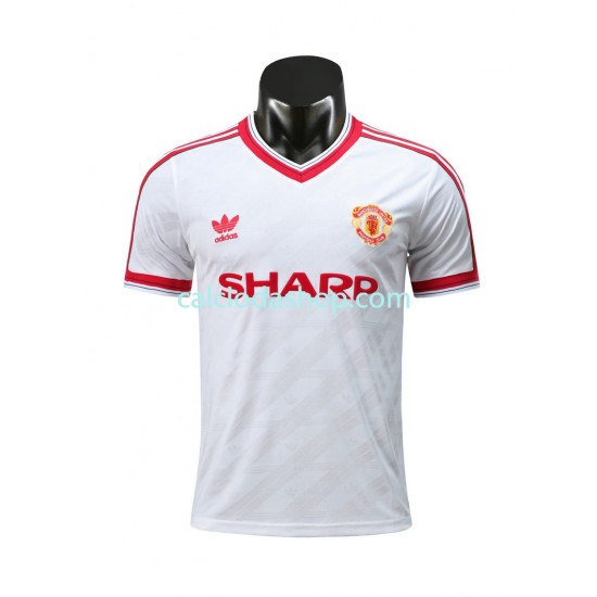 Maglia Manchester United 1986 Retro Gara Away Uomo MC