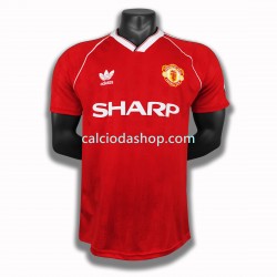 Maglia Manchester United 1988 Retro Gara Home Uomo MC