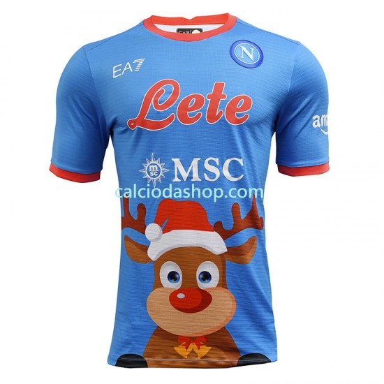 Maglia Napoli Xmas Gara Home Uomo 2022-2023 MC