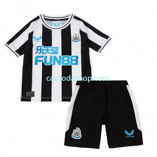 Maglia Newcastle United Gara Home Completo Bambino 2-13 Anni 2022-2023 MC