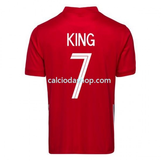 Maglia Norvegia Joshua King 7 2020-2021 Gara Home Uomo MC