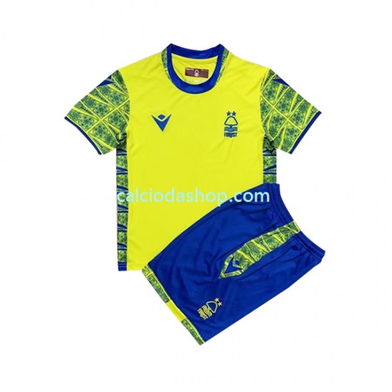 Maglia Nottingham Forest Gara Away Completo Bambino 2-13 Anni 2022-2023 MC