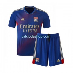 Maglia Olympique Lyonnais Gara Quarto Completo Bambino 2-13 Anni 2022-2023 MC