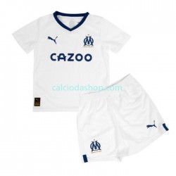 Maglia Olympique de Marseille Gara Home Completo Bambino 2-13 Anni 2022-2023 MC