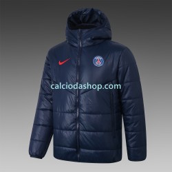 Paris Saint-Germain Uomo Giacca con Cappuccio Fleece Blu