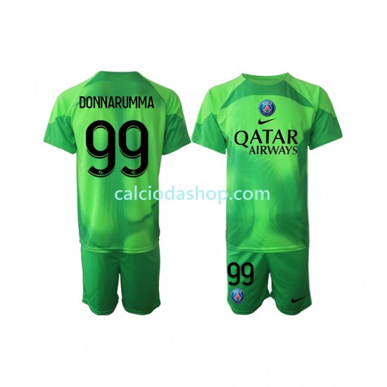 Maglia Portiere Paris Saint-Germain Donnarumma 99 Gara Home Completo Bambino 2-13 Anni 2022-2023 MC