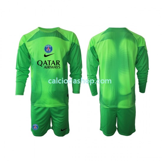 Maglia Portiere Paris Saint-Germain Gara Home Completo Bambino 2-13 Anni 2022-2023 ML