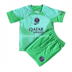 Maglia Portiere Paris Saint-Germain Gara Home Completo Bambino 2-13 Anni 2022-2023 MC