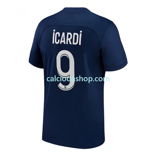 Maglia Paris Saint-Germain Icardi 9 Gara Home Uomo 2022-2023 MC