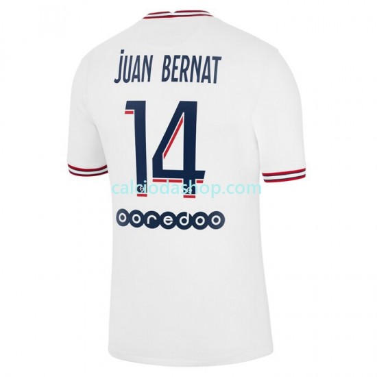 Maglia Paris Saint-Germain Juan Bernat 14 Gara Quarto Uomo 2021-2022 MC