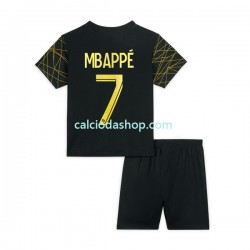 Maglia Paris Saint-Germain Mbappé 7 Gara Quarto Completo Bambino 2-13 Anni 2022-2023 MC